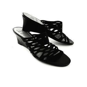 IMPO Jackie 7M Black Wedge Heel